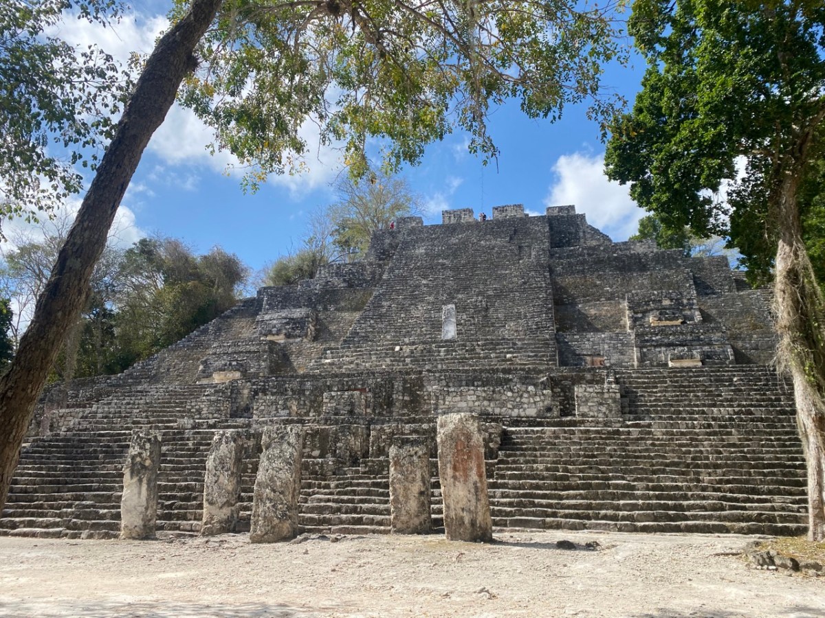 Les ruines de&nbsp;Calakmul.